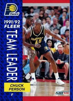 1991-92 Fleer Chuck Person #382 card image