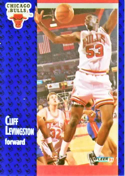 1991-92 Fleer Cliff Levingston #30 card image