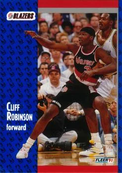 1991-92 Fleer Cliff Robinson #172 card image