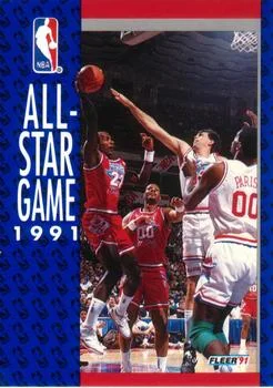 1991-92 Fleer Clyde Drexler / Kevin Duckworth / Kevin McHale / Robert Parish #234 card image