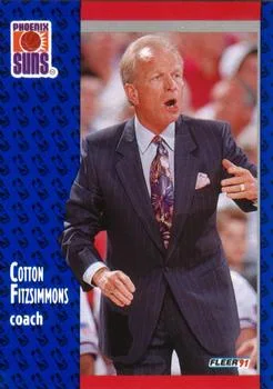 1991-92 Fleer Cotton Fitzsimmons CO #159 card image