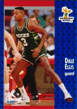 1991-92 Fleer Dale Ellis #114 card image