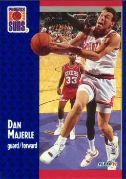 1991-92 Fleer Dan Majerle #163 card image