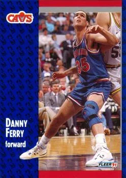 1991-92 Fleer Danny Ferry #36 card image