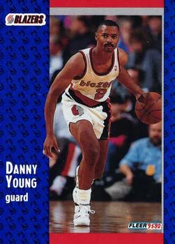 1991-92 Fleer Danny Young #346 card image