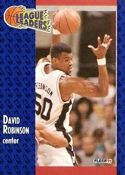 1991-92 Fleer David Robinson LL #225 card image