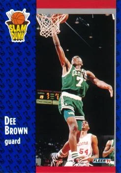 1991-92 Fleer Dee Brown SD #228 card image