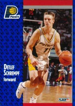 1991-92 Fleer Detlef Schrempf #85 card image