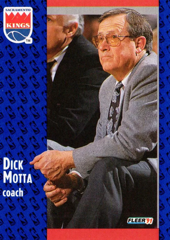 1991-92 Fleer Dick Motta CO #178 card image