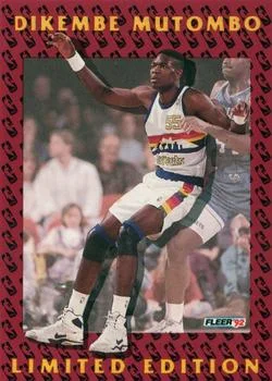1991-92 Fleer Dikembe Mutombo [Dikembe Mutombo Limited Edition] Limited Edition #3 card image
