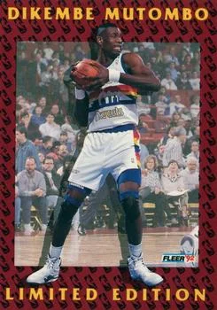 1991-92 Fleer Dikembe Mutombo [Dikembe Mutombo Limited Edition] Limited Edition #6 card image