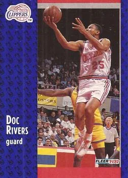 1991-92 Fleer Doc Rivers #298 card image