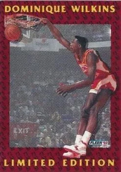 1991-92 Fleer Dominique Wilkins [Dominique Wilkins Limited Edition] Limited Edition #1 card image