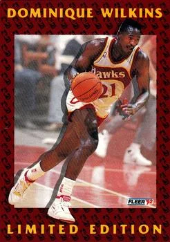1991-92 Fleer Dominique Wilkins [Dominique Wilkins Limited Edition] Limited Edition #8 card image