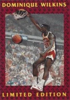 1991-92 Fleer Dominique Wilkins [Dominique Wilkins Limited Edition] Limited Edition #9 card image