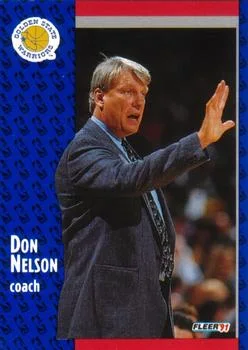 1991-92 Fleer Don Nelson CO #70 card image