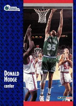 1991-92 Fleer Donald Hodge #268 card image