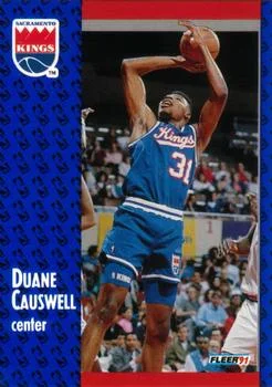 1991-92 Fleer Duane Causwell #175 card image