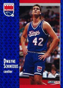 1991-92 Fleer Dwayne Schintzius #351 card image