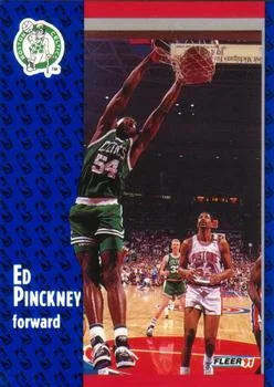 1991-92 Fleer Ed Pinckney #15 card image