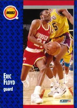 1991-92 Fleer Eric Floyd #74 card image