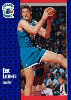 1991-92 Fleer Eric Leckner #21 card image