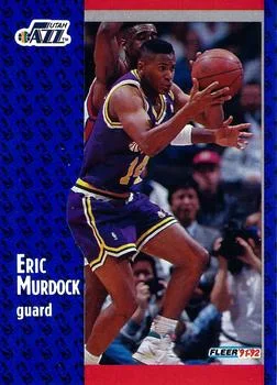 1991-92 Fleer Eric Murdock #365 card image