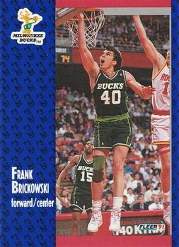 1991-92 Fleer Frank Brickowski #113 card image
