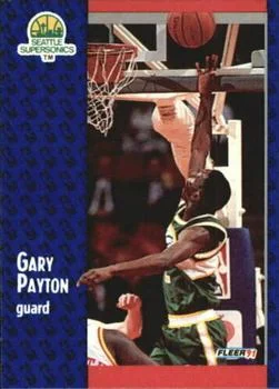 1991-92 Fleer Gary Payton #194 card image