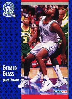 1991-92 Fleer Gerald Glass #319 card image