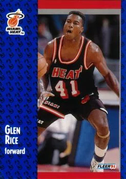 1991-92 Fleer Glen Rice #111 card image