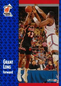 1991-92 Fleer Grant Long #109 card image