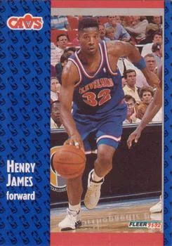1991-92 Fleer Henry James #263 card image