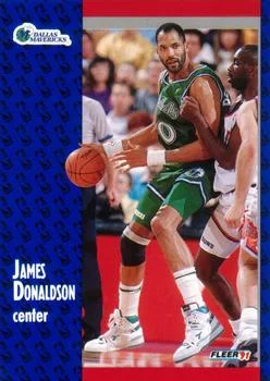 1991-92 Fleer James Donaldson #44 card image