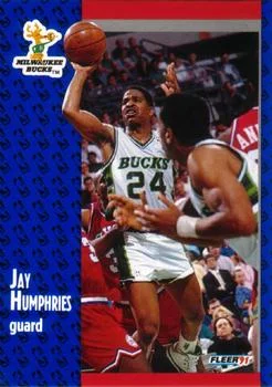 1991-92 Fleer Jay Humphries #116 card image