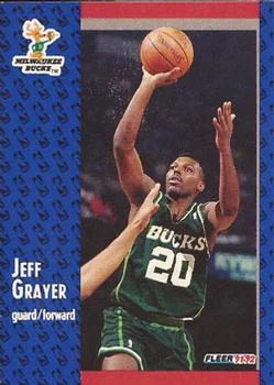 1991-92 Fleer Jeff Grayer #311 card image