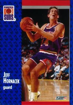 1991-92 Fleer Jeff Hornacek #160 card image