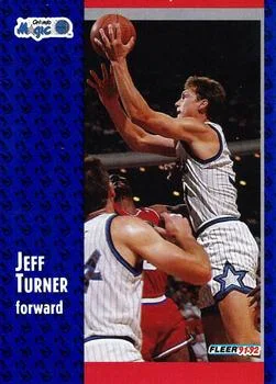 1991-92 Fleer Jeff Turner #332 card image