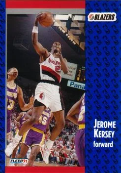 1991-92 Fleer Jerome Kersey #170 card image