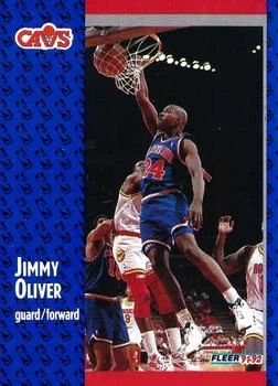 1991-92 Fleer Jimmy Oliver #265 card image