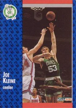 1991-92 Fleer Joe Kleine #250 card image
