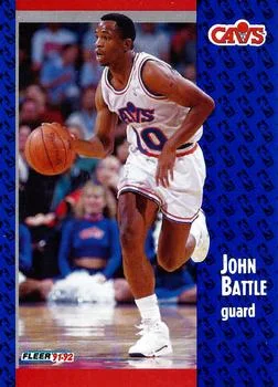 1991-92 Fleer John Battle #260 card image