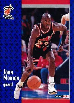 1991-92 Fleer John Morton #307 card image