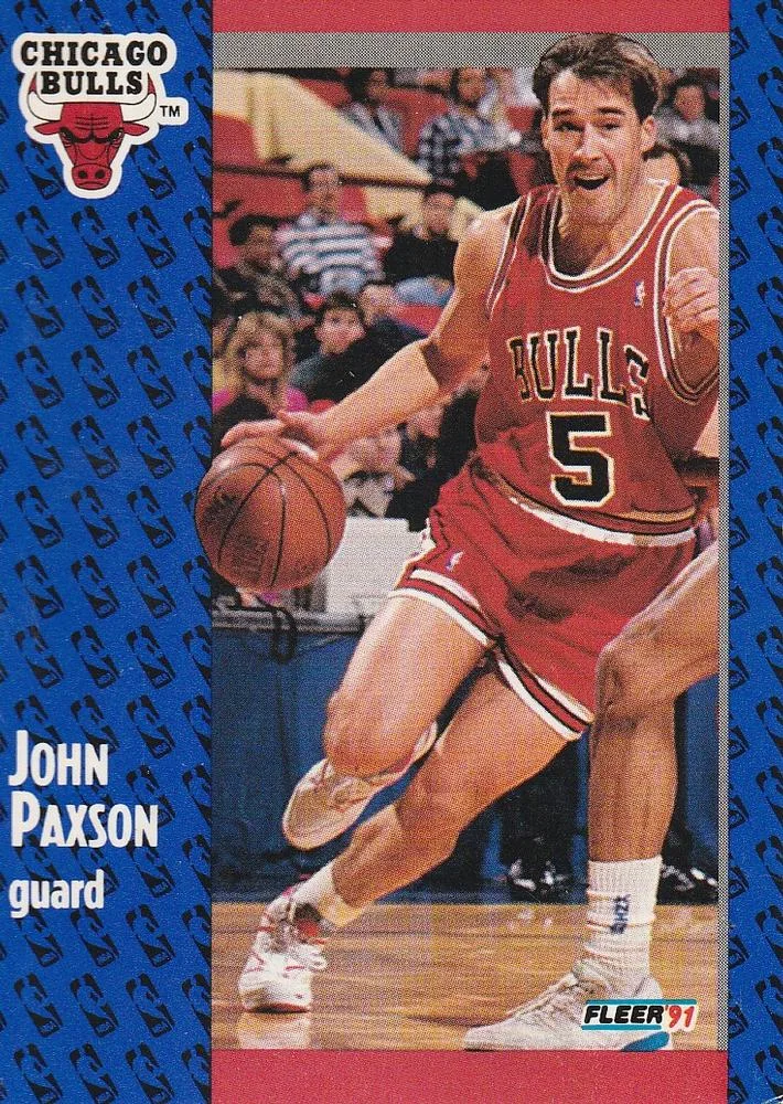 1991-92 Fleer John Paxson #31 card image