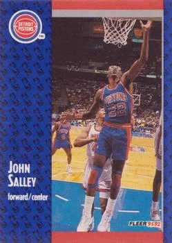 1991-92 Fleer John Salley #280 card image