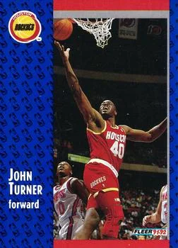 1991-92 Fleer John Turner #292 card image