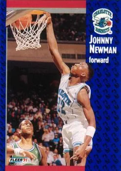 1991-92 Fleer Johnny Newman #23 card image