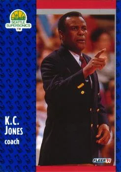 1991-92 Fleer K.C. Jones CO #191 card image