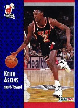 1991-92 Fleer Keith Askins #305 card image