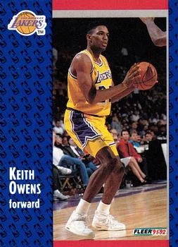 1991-92 Fleer Keith Owens #302 card image